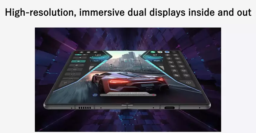 Основной модуль камер Nubia Fold