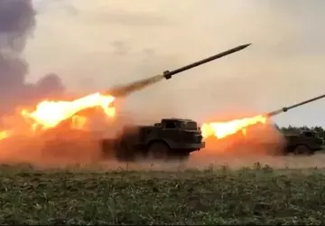 Artylerzyści ukraińscy zniszczyli cały konwój rosyjskich ...