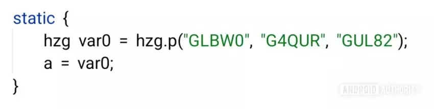 Kod oprogramowania Adaptive Connectivity Services dla Pixel 10