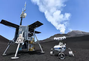 Niemcy testowali na wulkanie Etna unikalne ...