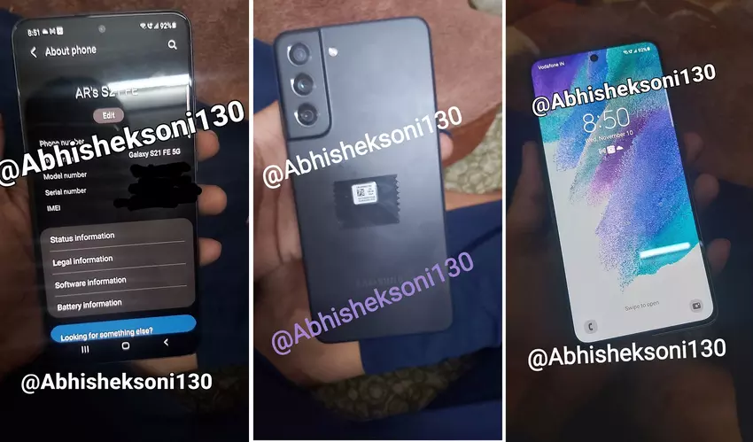 Do sieci wyciekły pierwsze „na żywo” zdjęcia Samsunga Galaxy S21 FE