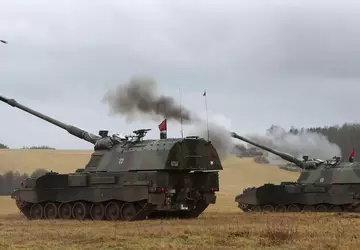 30 dział przeciwlotniczych Gepard, 14 Panzerhaubitze ...
