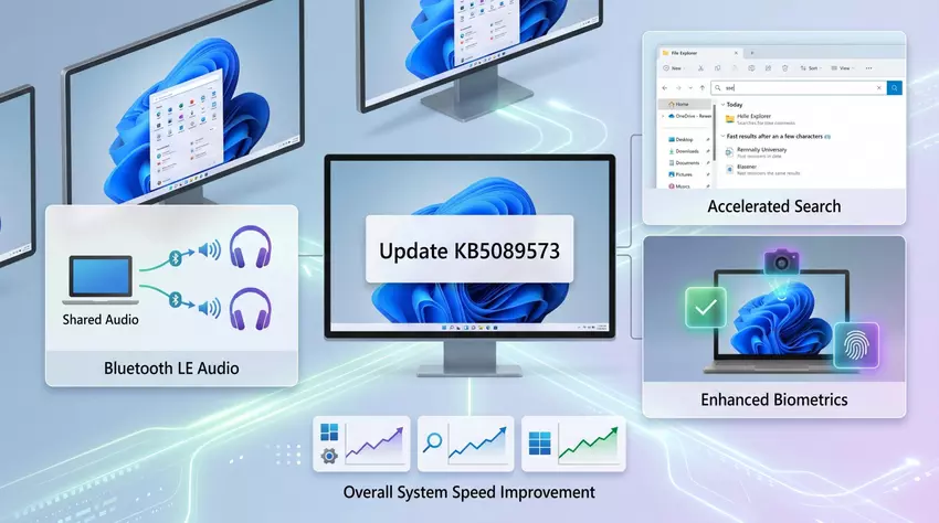 Obraz uaktualnienia Windows 11 KB5089573