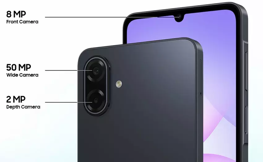 Aparat 50 MP i przedni aparat 8 MP Galaxy A07 5G