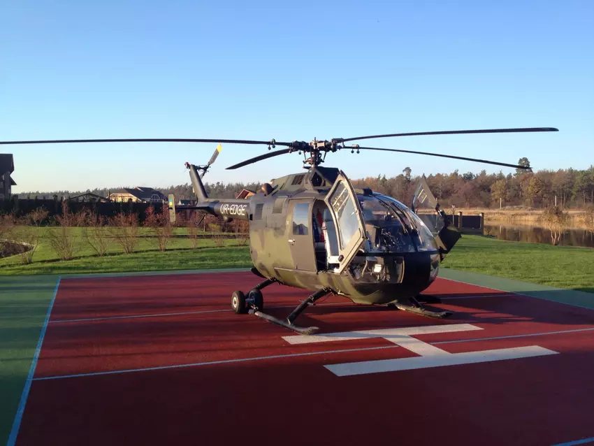 Siły Zbrojne Ukrainy otrzymały niemiecki śmigłowiec BO 105: pomoże on usunąć rannych z frontu
