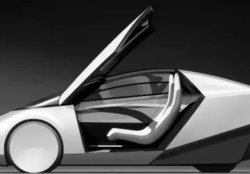 Dwa siedzenia, drzwi skrzydłowe i brak ...