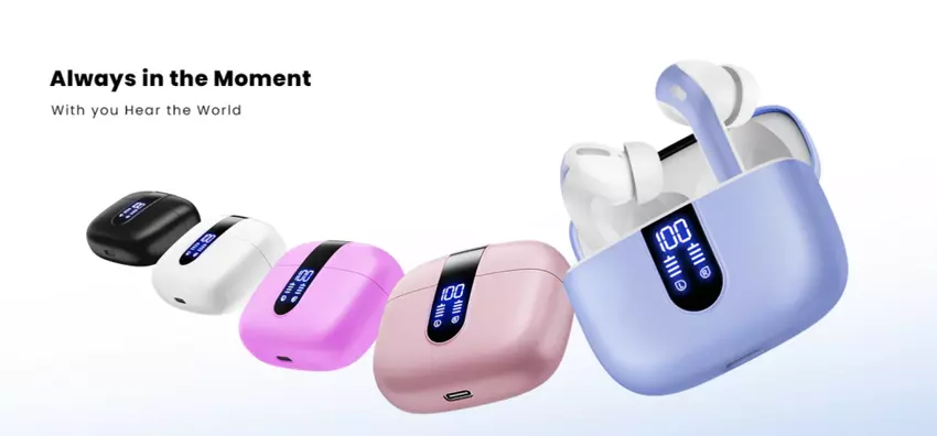 TAGRY X08 - bezprzewodowe słuchawki z 60-godzinną baterią