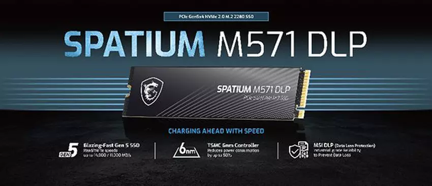 MSI Spatium M571 DLP SSD