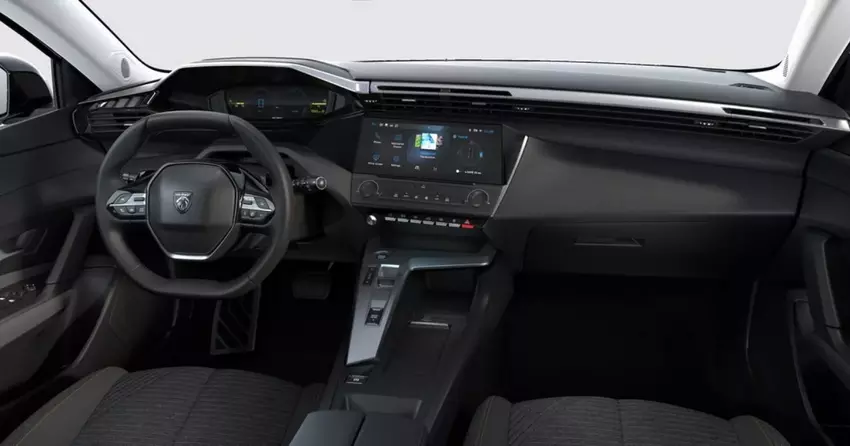 W podstawowej konfiguracji Peugeot 308 zachowano to, co usunięto z najwyższej