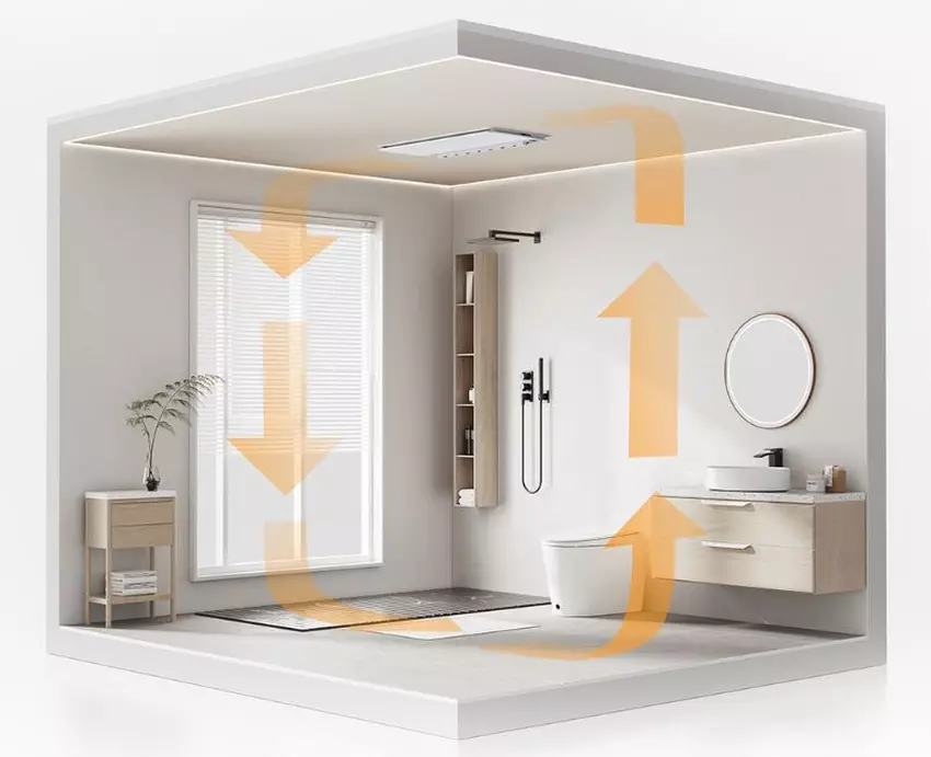 Xiaomi Mijia Smart Bathroom Heater G10 widok z przodu