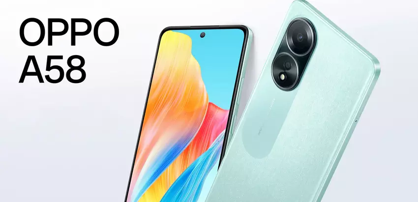 OPPO A58 4G: wyświetlacz FHD+, układ MediaTek Helio G85, podwójny aparat 50 MP i stopień ochrony IPX4