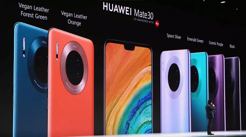 Huawei Mate 30 i Mate 30 Pro: Brak usług Google, ale z ekranem wodospadem, nowymi kamerami i wyglądem