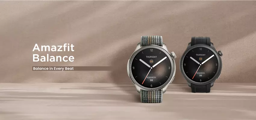 Amazfit Balance: wyświetlacz AMOLED, obudowa 46 mm, ochrona przed wodą i funkcje AI do śledzenia wskaźników zdrowia