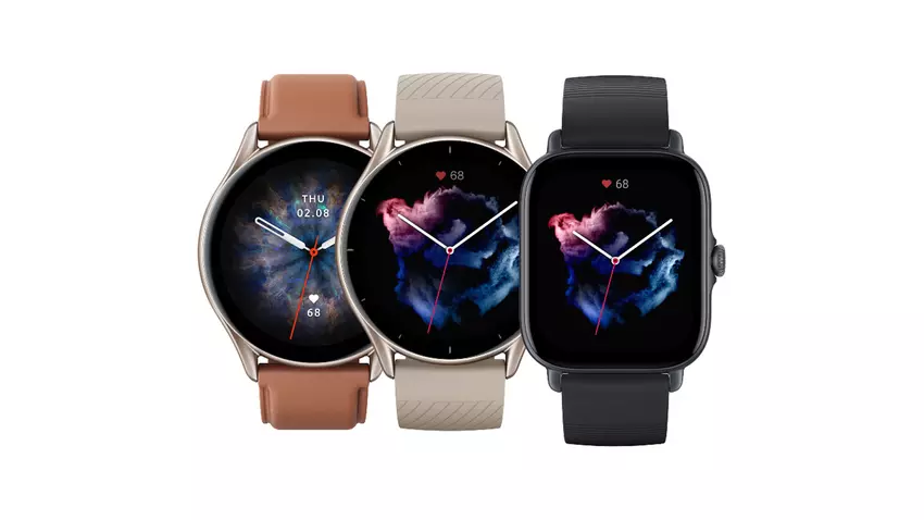 Smartwatche Amazfit GTS 3, Amazfit GTR 3 i Amazfit GTR 3 Pro otrzymują poważną aktualizację systemu