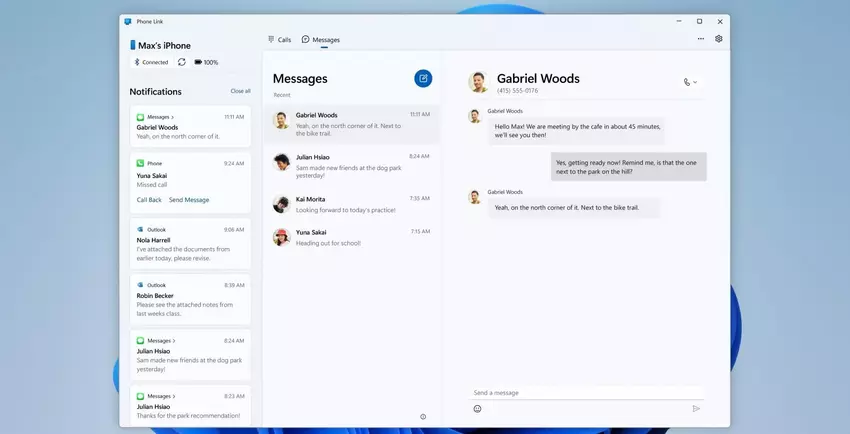 Microsoft rozpoczął zwijanie aktualizacji Phone Link, która dodaje wsparcie dla urządzeń z iOS