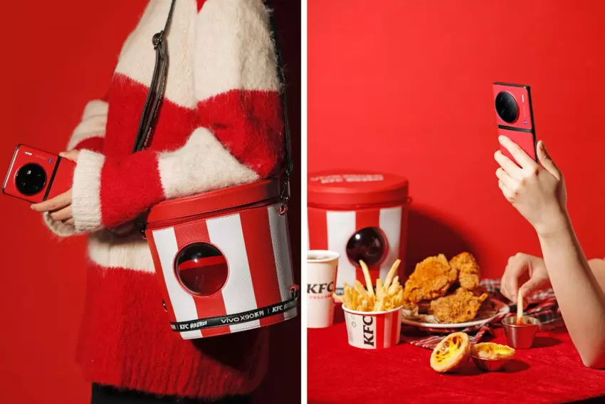 Smartfon KFC w wiadrze na skrzydła: KFC i Vivo odsłaniają ekskluzywną wersję vivo X90, której nie kupisz