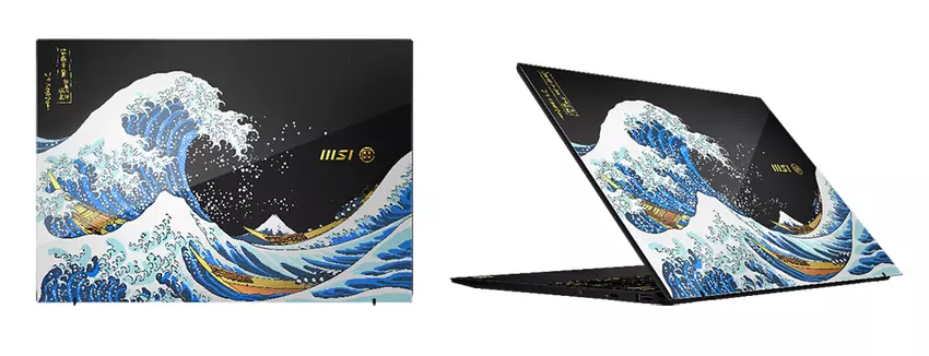 Laptop MSI Prestige 13 AI+ Ukiyo-e Edition z unikalnym designem