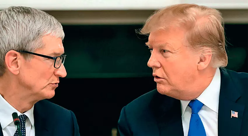 Donald Trump obraźił się na Apple