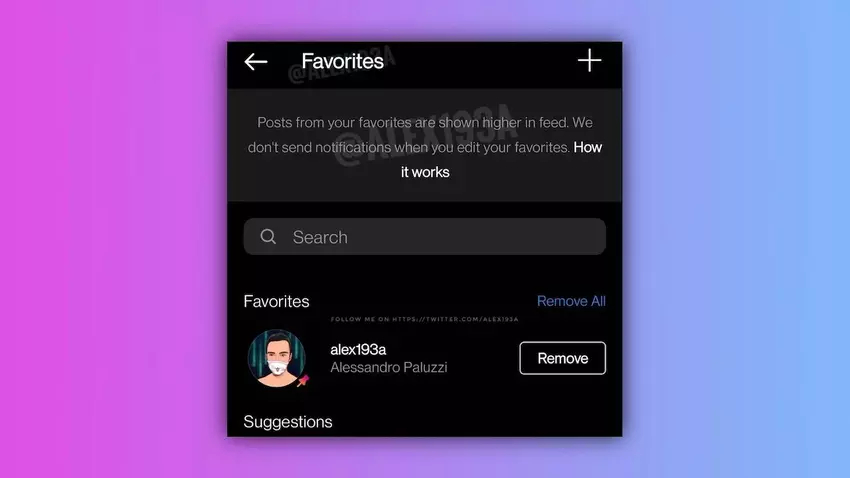 Instagram pracuje nad nową funkcją "ulubionych