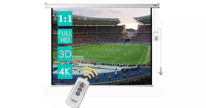 CCLIFE najlepszy elektryczny ekran projekcyjny