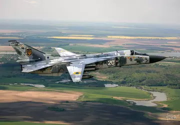 Siły Zbrojne Ukrainy pokazały samolot Su-24M ...