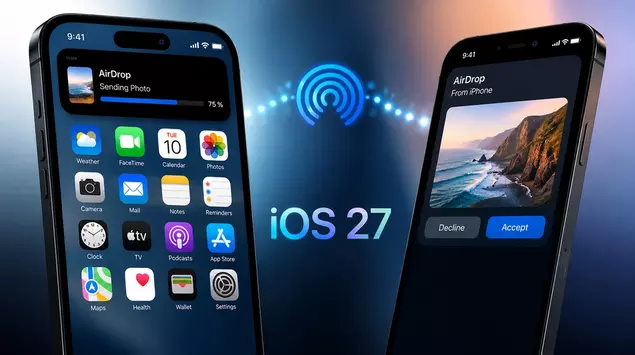 Apple obiecuje 80% szybszy AirDrop, ale ...