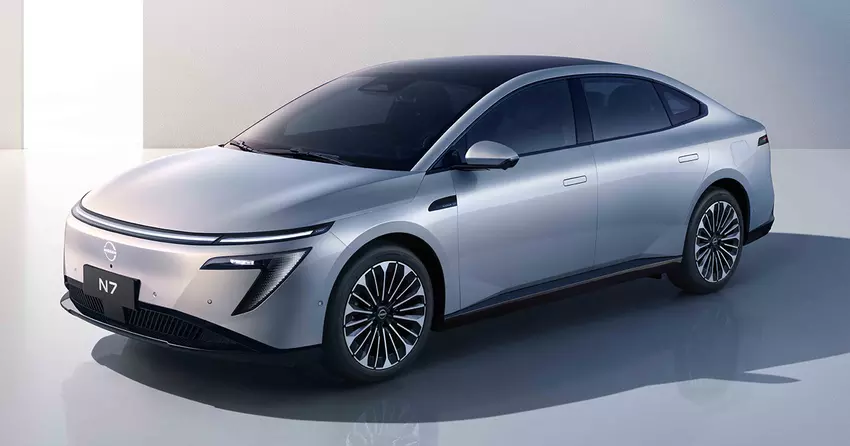 Nissan zaprezentował jeden z najbardziej aerodynamicznych elektrycznych sedanów — N7