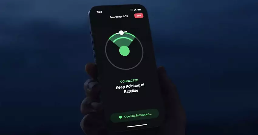 Apple uruchamia usługę satelitarną Emergency SOS na iPhone 14 w USA i Kanadzie