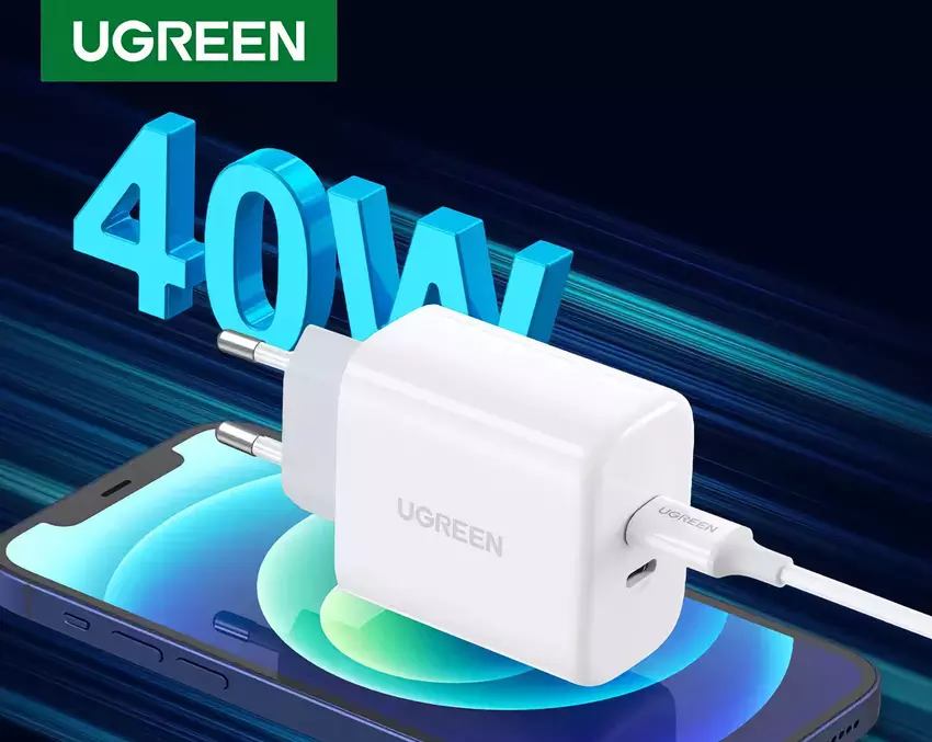 Ładowarka UGREEN z dwoma portami USB-C i mocą 40 W jest dostępna na Amazon z 26% rabatem