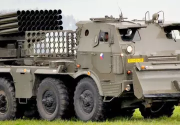 Ukraińskie Siły Zbrojne prezentują RM-70 Vampire, ...