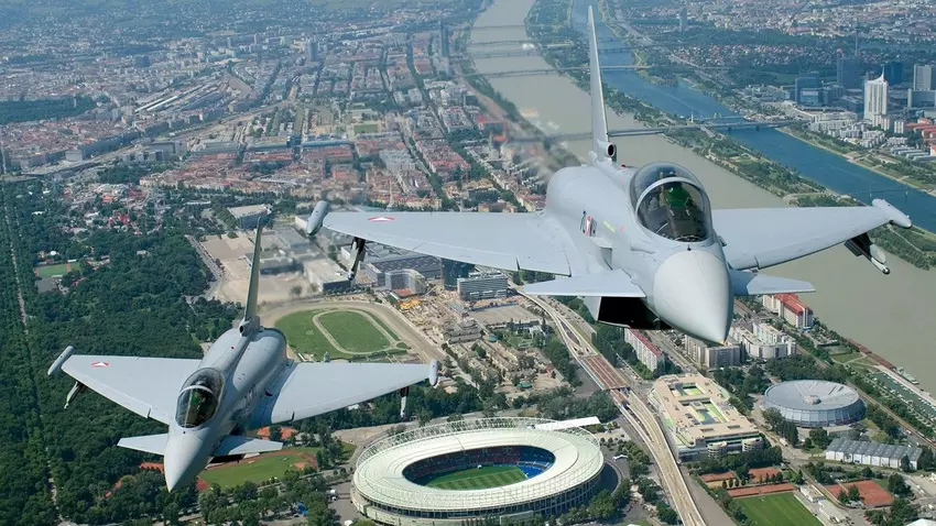 Austria wyda 1,6 mld euro na modernizację myśliwców Eurofighter Typhoon Tranche 1