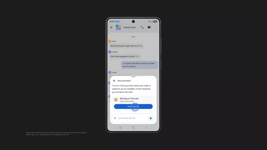 Samsung smartphone z Google Gemini