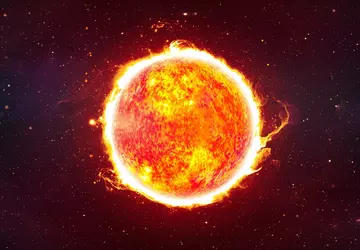 Czerwony supergigant Betelgeuse, niedaleko nas, może ...