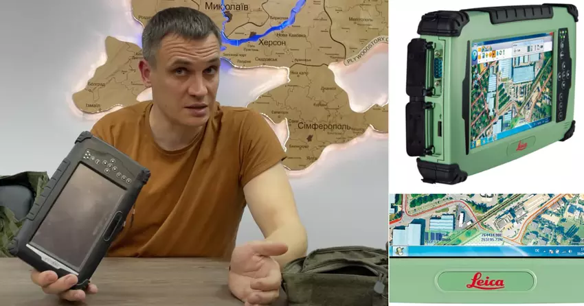 Tablet „Sagittarius-M” z zestawu „żołnierz przyszłości” „Wojownik” okazał się modelem Leica CS25 z 2011 roku (wideo)