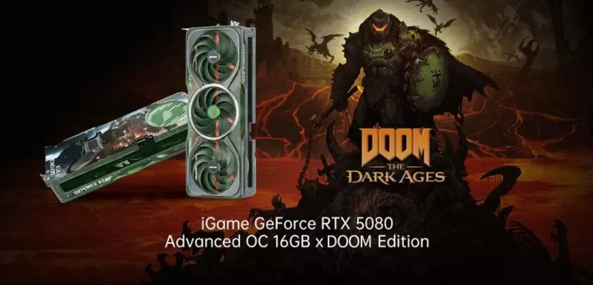 Colorful zapowiedziała kartę graficzną RTX 5080 w stylistyce Doom: The Dark Ages