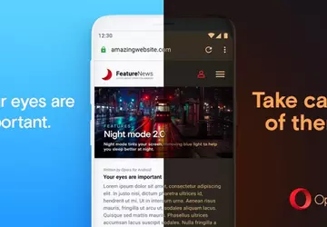 Najnowsza wersja Opery zaktualizowała tryb nocny: ...