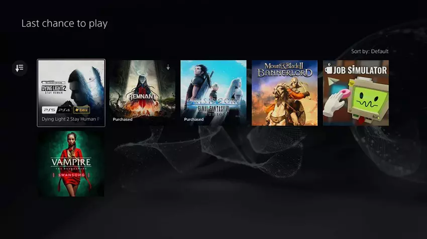 Obraz gier dostępnych w PS Plus