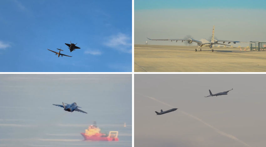 Dron myśliwski Bayraktar Kizilelma wykonał wspólny lot z dronem Bayraktar Akinci