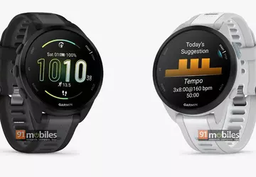 Tak będzie wyglądał Garmin Forerunner 165: ...