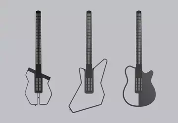 Ta gitara elektryczna to kontroler MIDI, ...