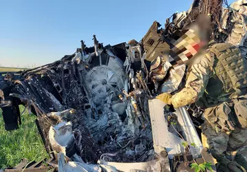 Marines Sił Zbrojnych Ukrainy pokazali szczątki ...