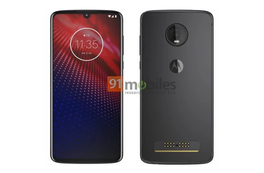 Moto Z4 pojawiła się w press-renderze z wycięciem w kształcie kropli oraz pojedynczą kamerę
