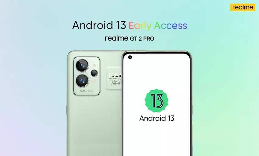 realme poszukuje ochotników do testowania Androida 13 na flagowym modelu realme GT 2 Pro