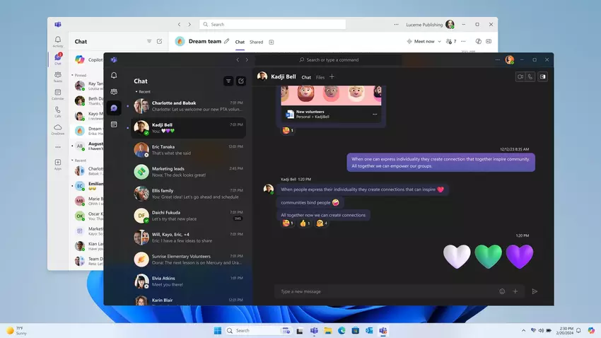 Pojedyncza aplikacja Microsoft Teams dla kont szkolnych i służbowych jest już dostępna