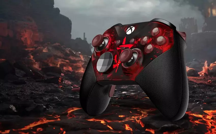 Kontroler Xbox Elite Series 2 w stylu DOOM: The Dark Ages