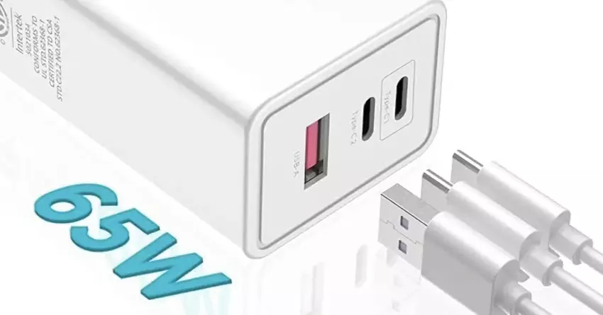 HTC zaprezentowało ładowarkę GaN z trzema portami USB i mocą 65 W za 30 USD.