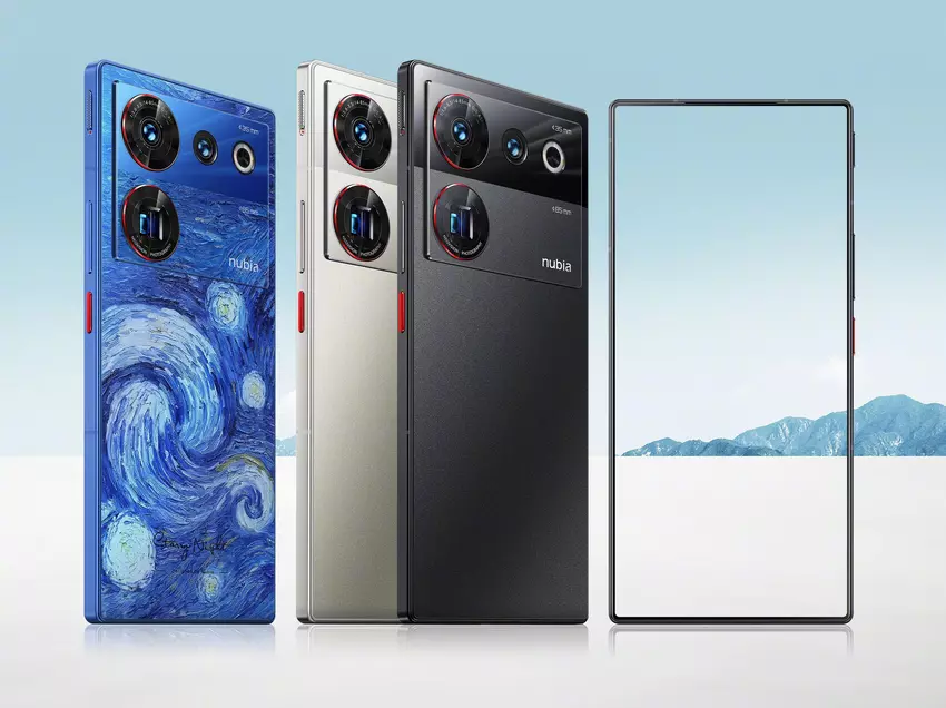 ZTE ujawniło, jak będzie wyglądać Nubia Z50 Ultra: flagowy smartfon z gigantycznym aparatem i wyświetlaczem bez dziur i wycięć