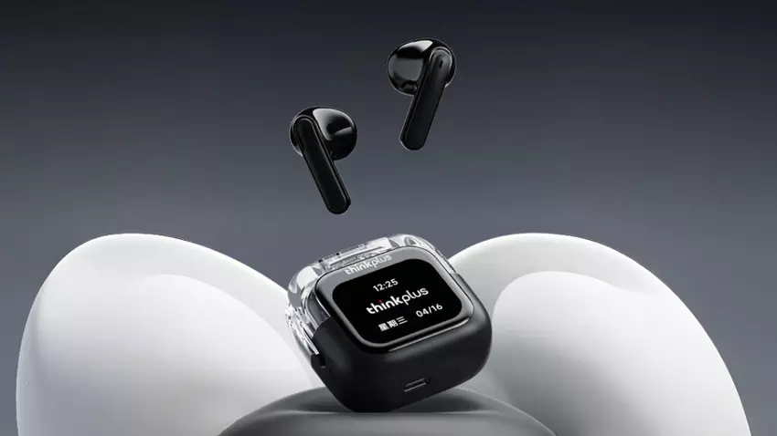 Lenovo wypuściła słuchawki LP70 Pro z kolorowym wyświetlaczem dotykowym w etui