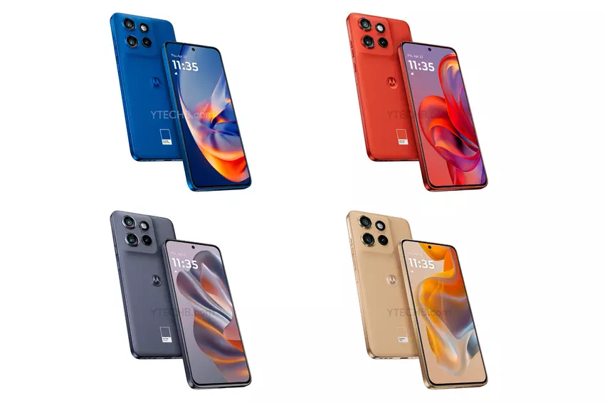 Płaski wyświetlacz, potrójny aparat i cztery kolory: Motorola Edge 50 Neo pojawia się na nowych renderach prasowych