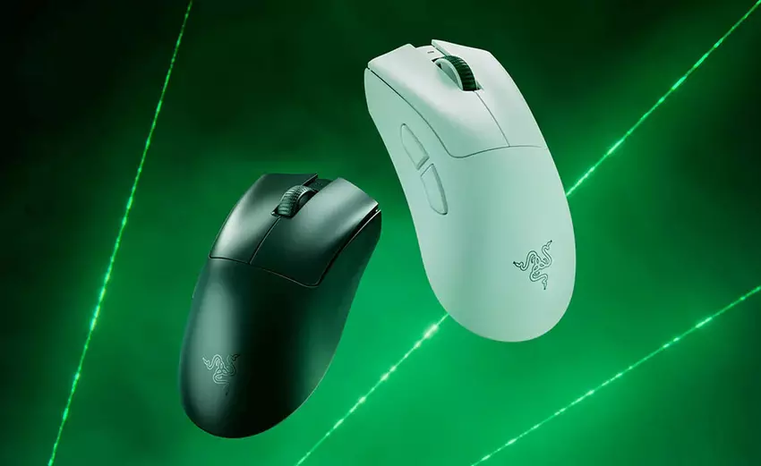 Razer zaktualizował mysz DeathAdder: nowa V4 Pro lżejsza, szybsza i z inteligentnym kołem przewijania
